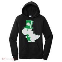 Irish T-Rex Dinosaur Clover Cute St. Patrick's Day Women's Hoodie thumb 0