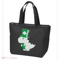 Irish T-Rex Dinosaur Clover Cute St. Patrick's Day Tote Bag thumb 3
