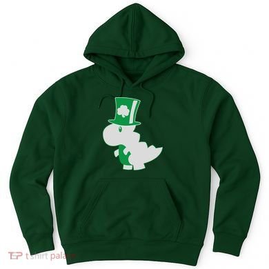 Irish T-Rex Dinosaur Clover Cute St. Patrick's Day Hoodie