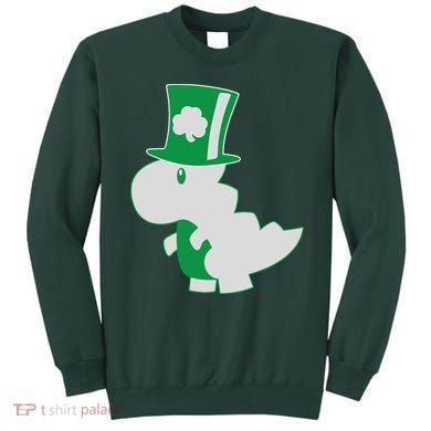 Irish T-Rex Dinosaur Clover Cute St. Patrick's Day Sweatshirt