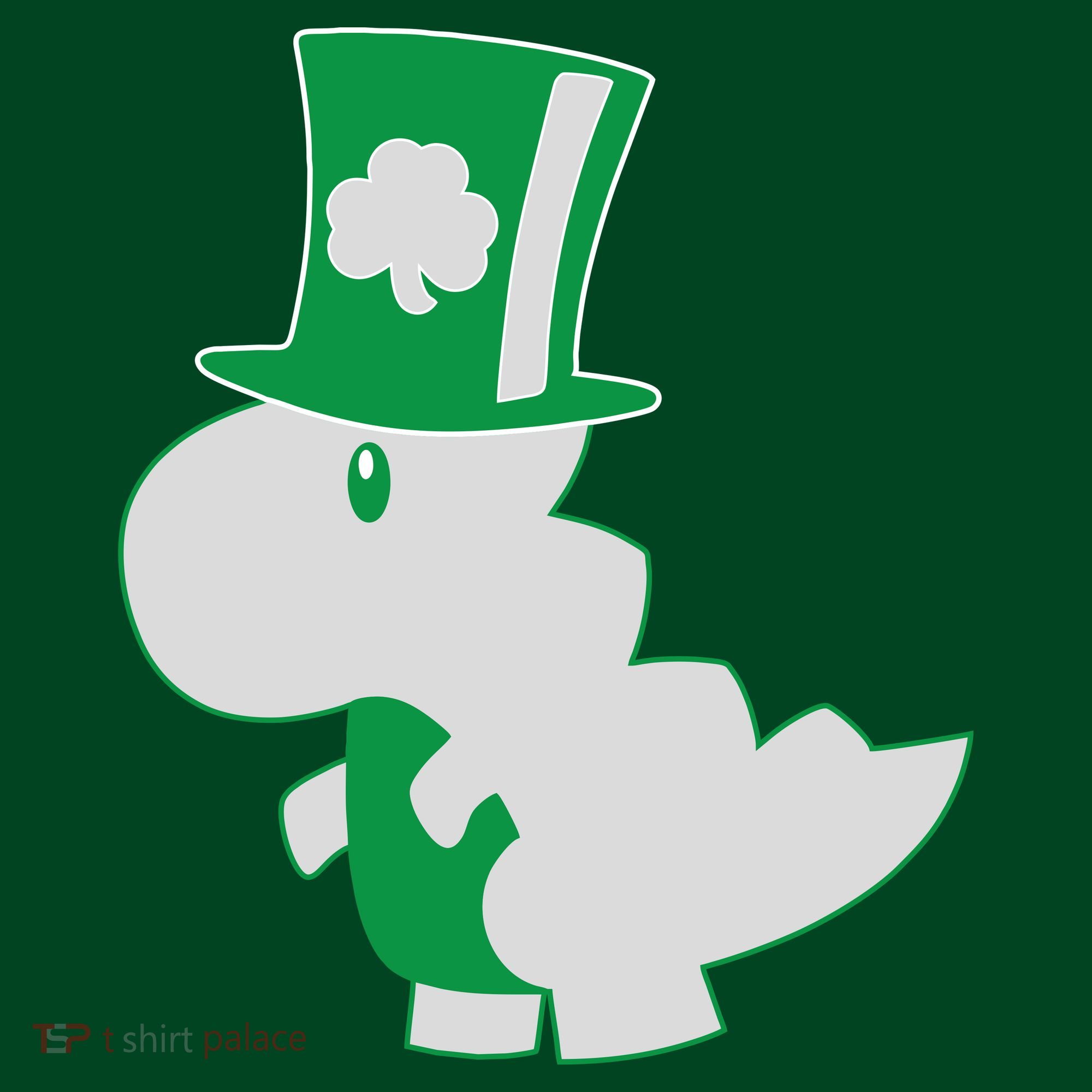 Irish T-Rex Dinosaur Clover Cute St. Patrick's Day Mousepad