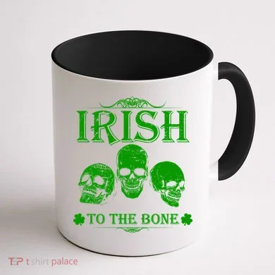 Irish To The Bone Coffee Mug back