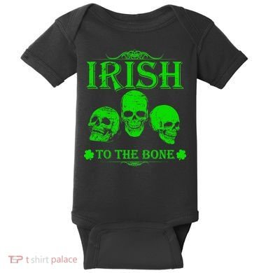 Irish To The Bone Baby Bodysuit