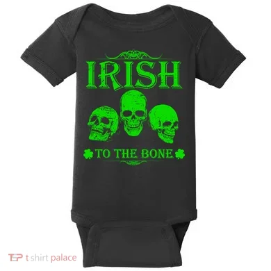 Irish To The Bone Baby Bodysuit