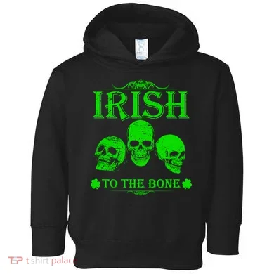 Irish To The Bone Toddler Hoodie
