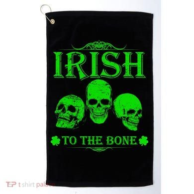 Irish To The Bone Golf Towel