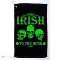 Irish To The Bone Golf Towel thumb 0