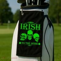 Irish To The Bone Golf Towel thumb 2