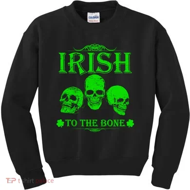 Irish To The Bone Kids Sweatshirt