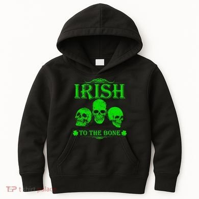 Irish To The Bone Kids Hoodie