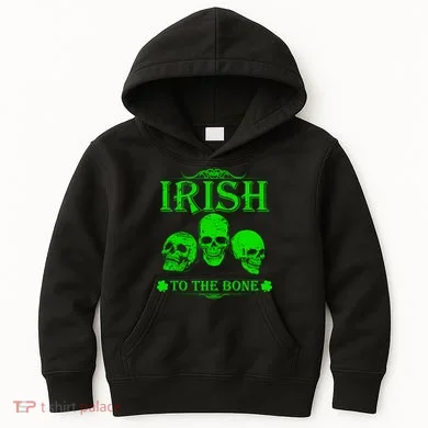 Irish To The Bone Kids Hoodie
