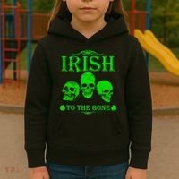 Irish To The Bone Kids Hoodie thumb 3