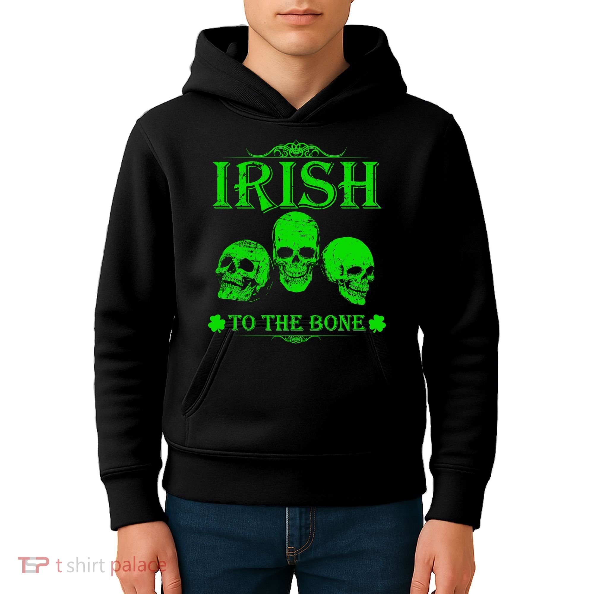 Irish To The Bone Kids Hoodie