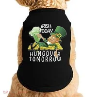 Irish Today Hungover Tomorrow Doggie Tank thumb 0