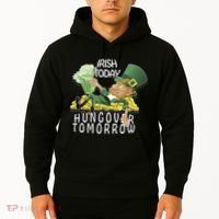 Irish Today Hungover Tomorrow Hoodie thumb 2