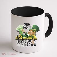 Irish Today Hungover Tomorrow Coffee Mug thumb 1