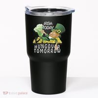 Irish Today Hungover Tomorrow Tumbler thumb 0