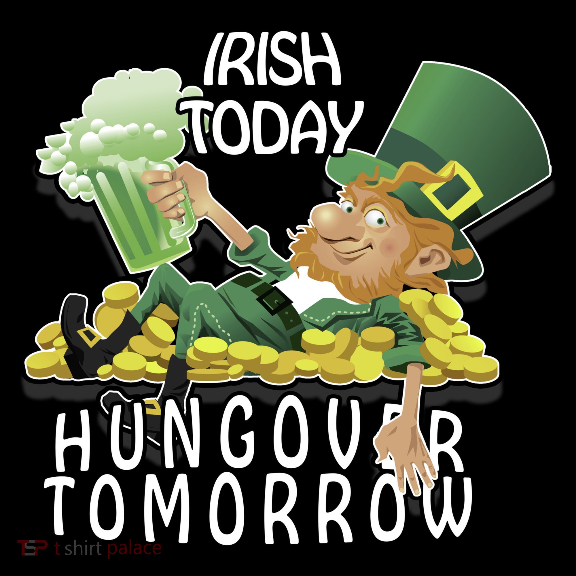 Irish Today Hungover Tomorrow Ornament
