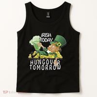 Irish Today Hungover Tomorrow Tank Top thumb 2