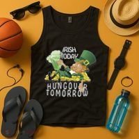 Irish Today Hungover Tomorrow Tank Top thumb 4