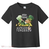 Irish Today Hungover Tomorrow Toddler T-Shirt thumb 0