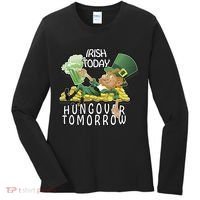 Irish Today Hungover Tomorrow Women's Long Sleeve Shirt thumb 0