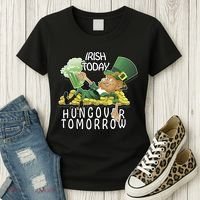 Irish Today Hungover Tomorrow Women's T-Shirt thumb 3