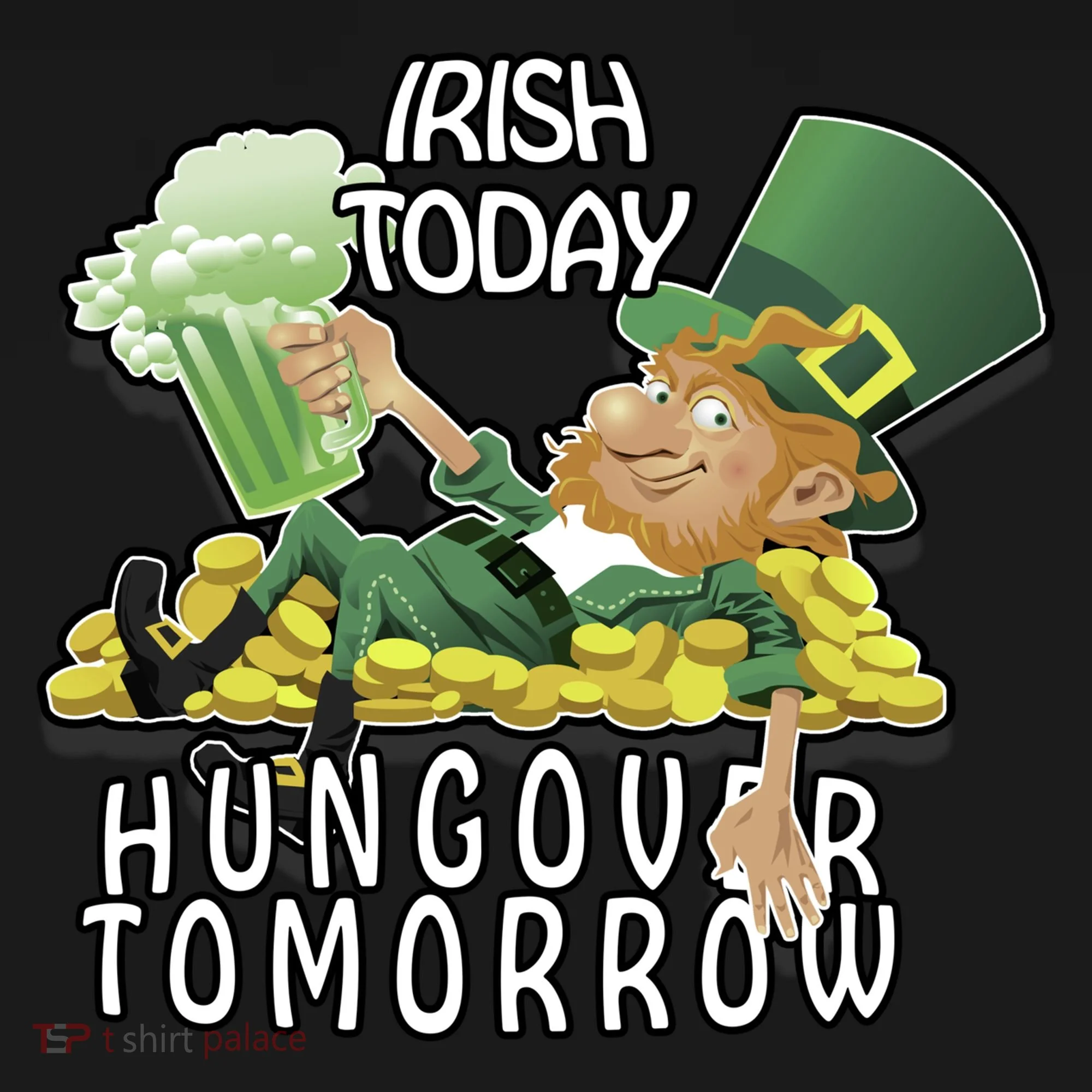 Irish Today Hungover Tomorrow Kids Sweatshirt