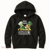 Irish Today Hungover Tomorrow Kids Hoodie thumb 0