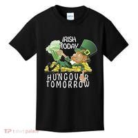 Irish Today Hungover Tomorrow Kids T-Shirt thumb 0