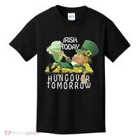 Irish Today Hungover Tomorrow Kids T-Shirt thumb 0