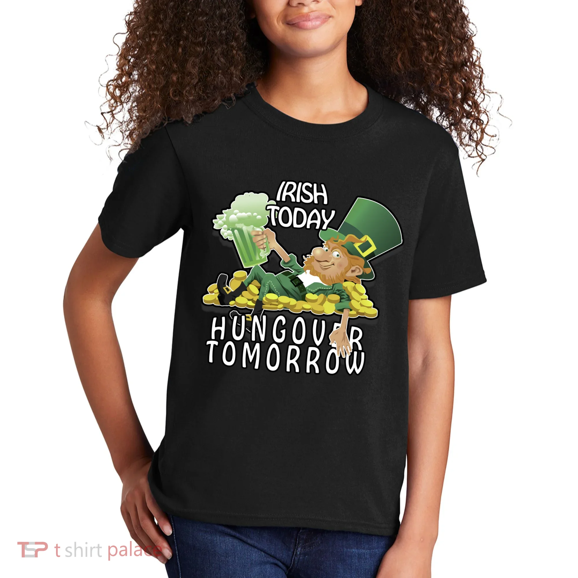 Irish Today Hungover Tomorrow Kids T-Shirt