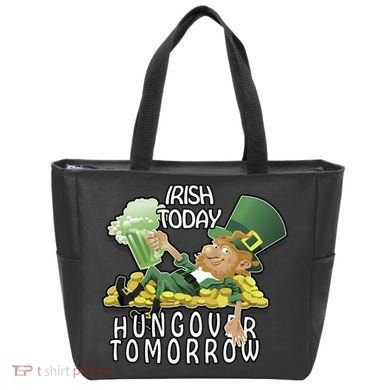 Irish Today Hungover Tomorrow Tote Bag