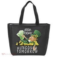 Irish Today Hungover Tomorrow Tote Bag thumb 0