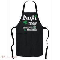 Irish Today Hungover Tomorrow Funny St Patricks Day Apron thumb 0
