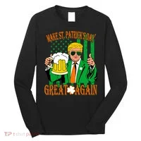Irish Trump - Make St. Patrick's Day Great Again Long Sleeve Shirt thumb 0
