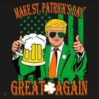Irish Trump - Make St. Patrick's Day Great Again Sweatshirt thumb 3