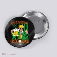 Irish Trump - Make St. Patrick's Day Great Again Button thumb 0