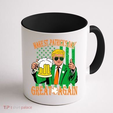 Irish Trump - Make St. Patrick's Day Great Again Coffee Mug back