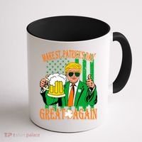 Irish Trump - Make St. Patrick's Day Great Again Coffee Mug thumb 1