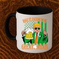 Irish Trump - Make St. Patrick's Day Great Again Coffee Mug thumb 2