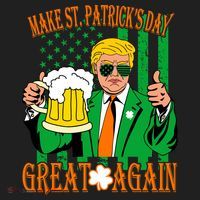 Irish Trump - Make St. Patrick's Day Great Again Tumbler thumb 3
