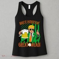 Irish Trump - Make St. Patrick's Day Great Again Women's Tank Top thumb 3