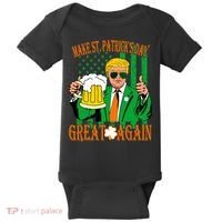Irish Trump - Make St. Patrick's Day Great Again Baby Bodysuit thumb 0
