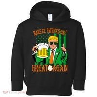 Irish Trump - Make St. Patrick's Day Great Again Toddler Hoodie thumb 0