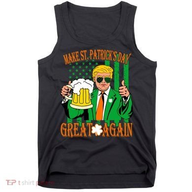Irish Trump - Make St. Patrick's Day Great Again Tank Top