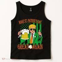 Irish Trump - Make St. Patrick's Day Great Again Tank Top thumb 2