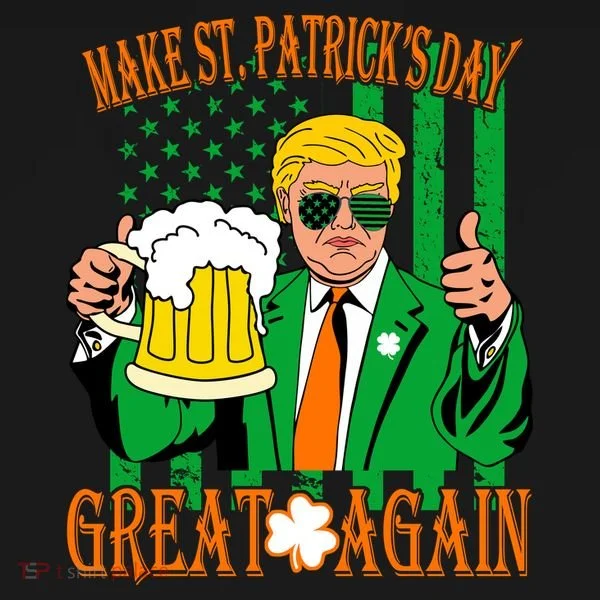Irish Trump - Make St. Patrick's Day Great Again Tank Top