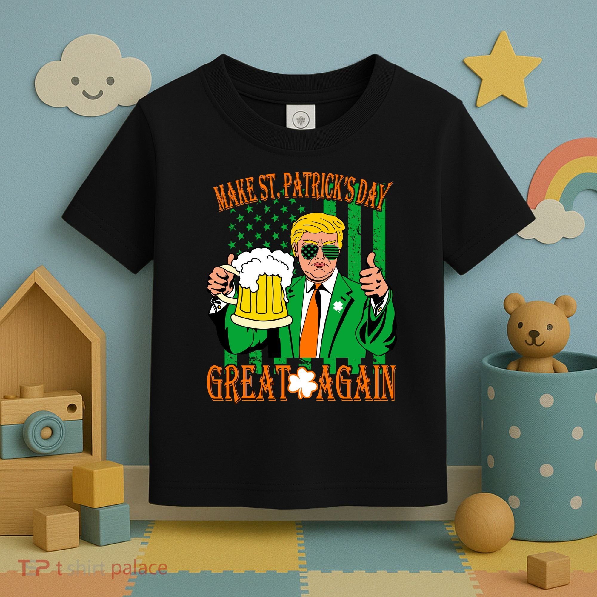 Irish Trump - Make St. Patrick's Day Great Again Toddler T-Shirt