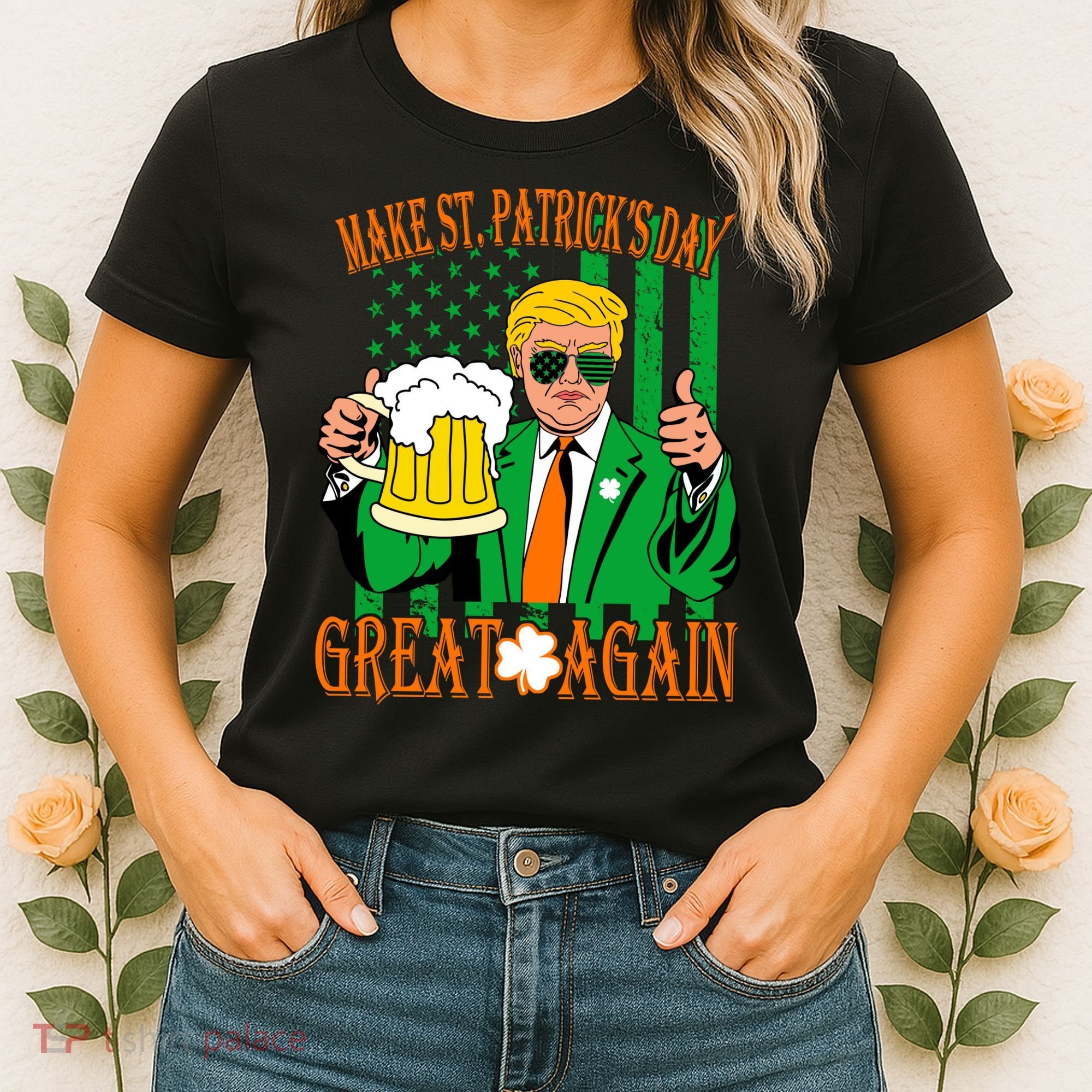 Irish Trump - Make St. Patrick's Day Great Again Women's T-Shirt